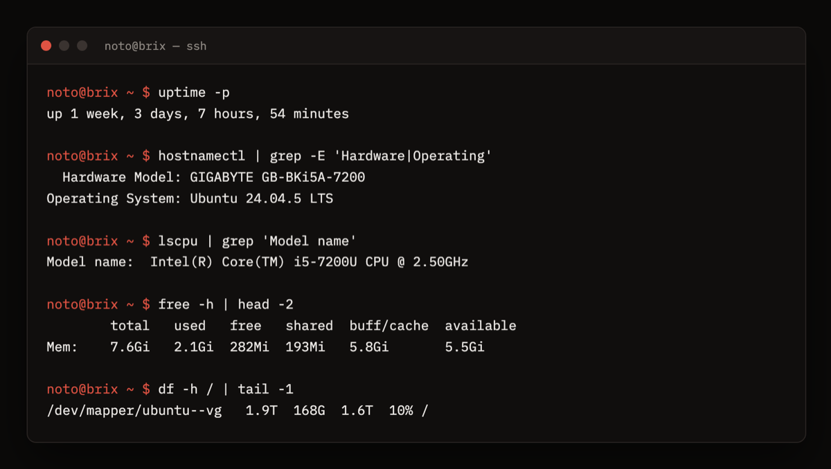brix: the hardware